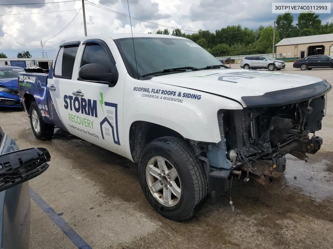 2012 GMC Sierra C1500 Sle VIN: 3GTP1VE74CG112993 Lot: 61811165