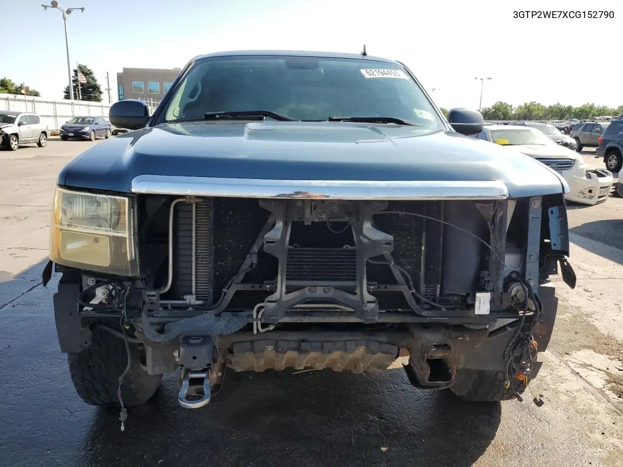 2012 GMC Sierra K1500 Slt VIN: 3GTP2WE7XCG152790 Lot: 62194455