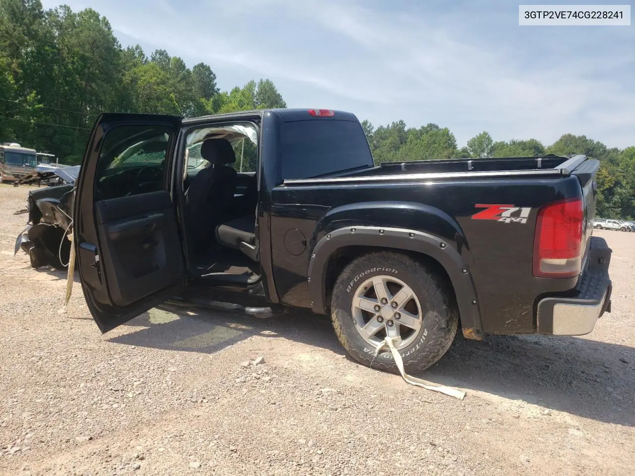2012 GMC Sierra K1500 Sle VIN: 3GTP2VE74CG228241 Lot: 62224875
