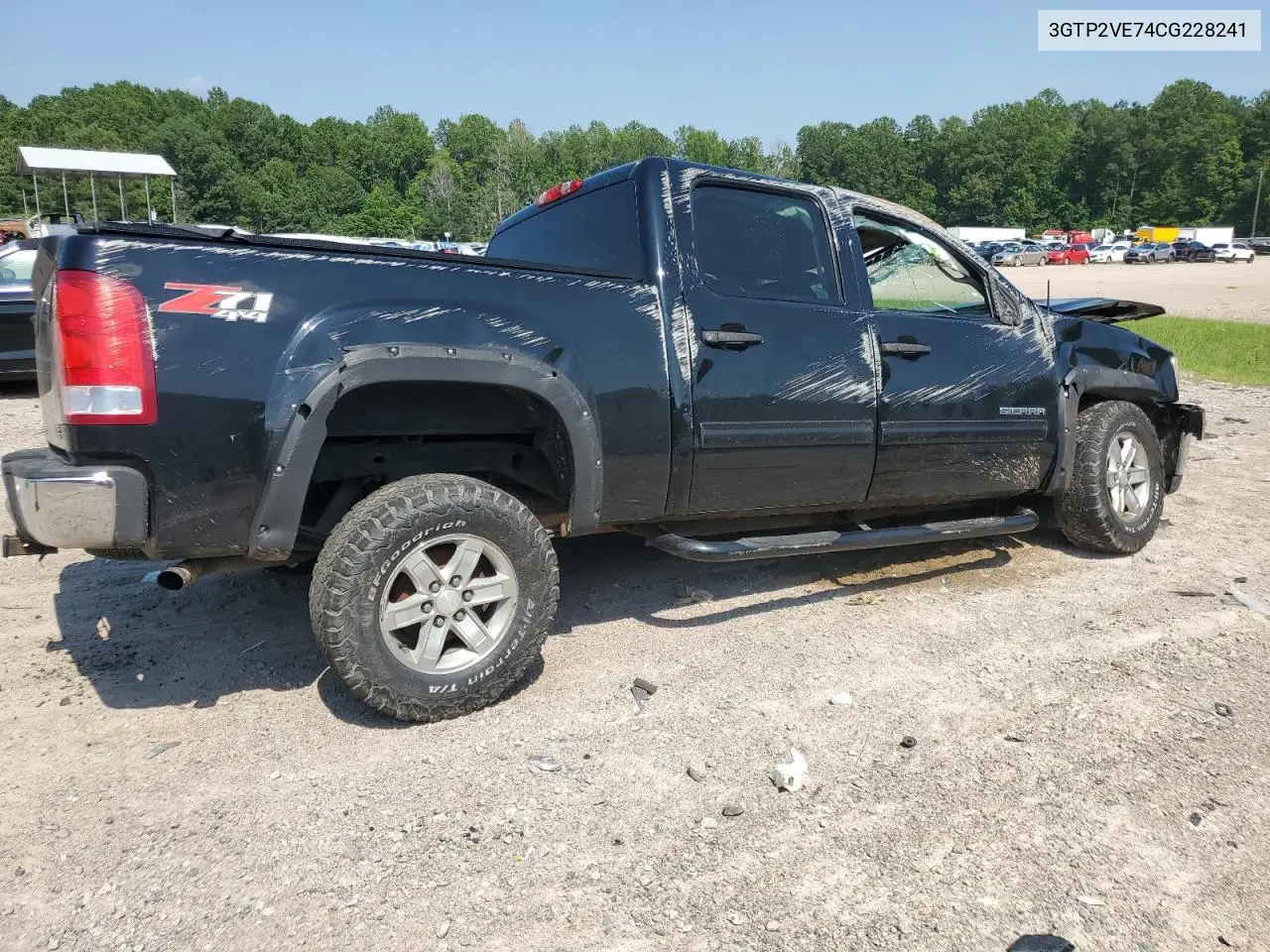 2012 GMC Sierra K1500 Sle VIN: 3GTP2VE74CG228241 Lot: 62224875