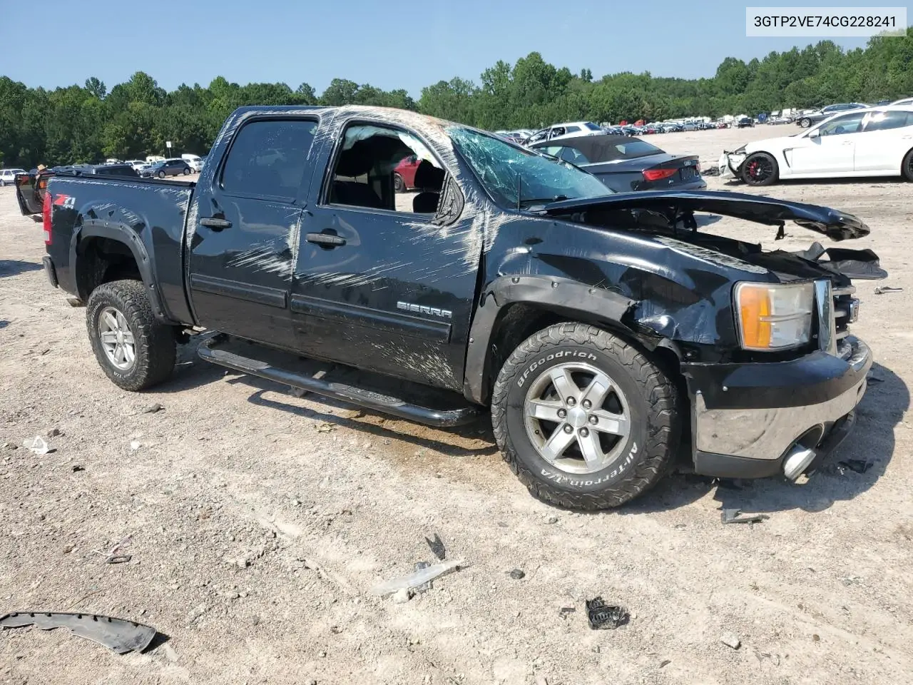 2012 GMC Sierra K1500 Sle VIN: 3GTP2VE74CG228241 Lot: 62224875
