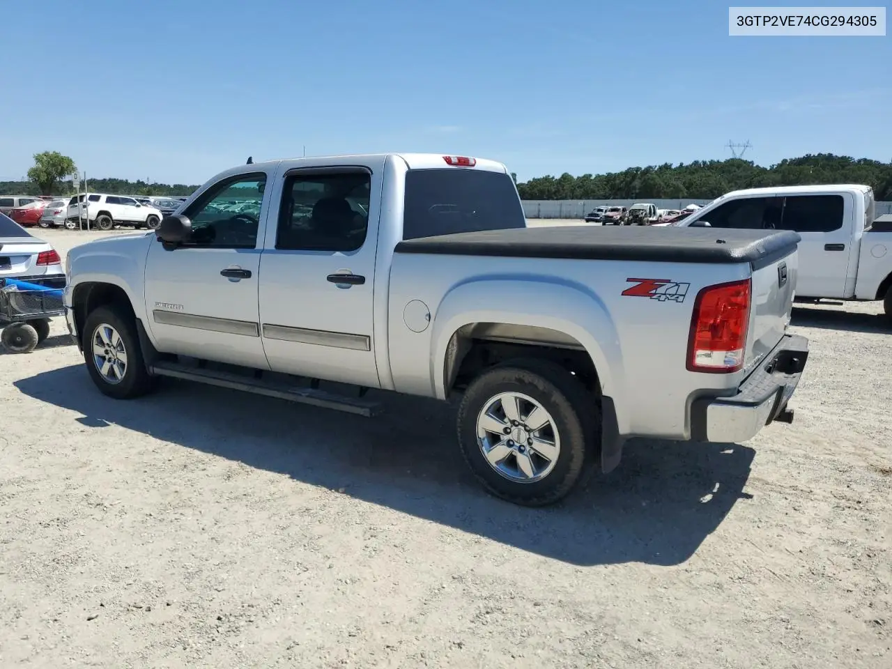 2012 GMC Sierra K1500 Sle VIN: 3GTP2VE74CG294305 Lot: 62752375