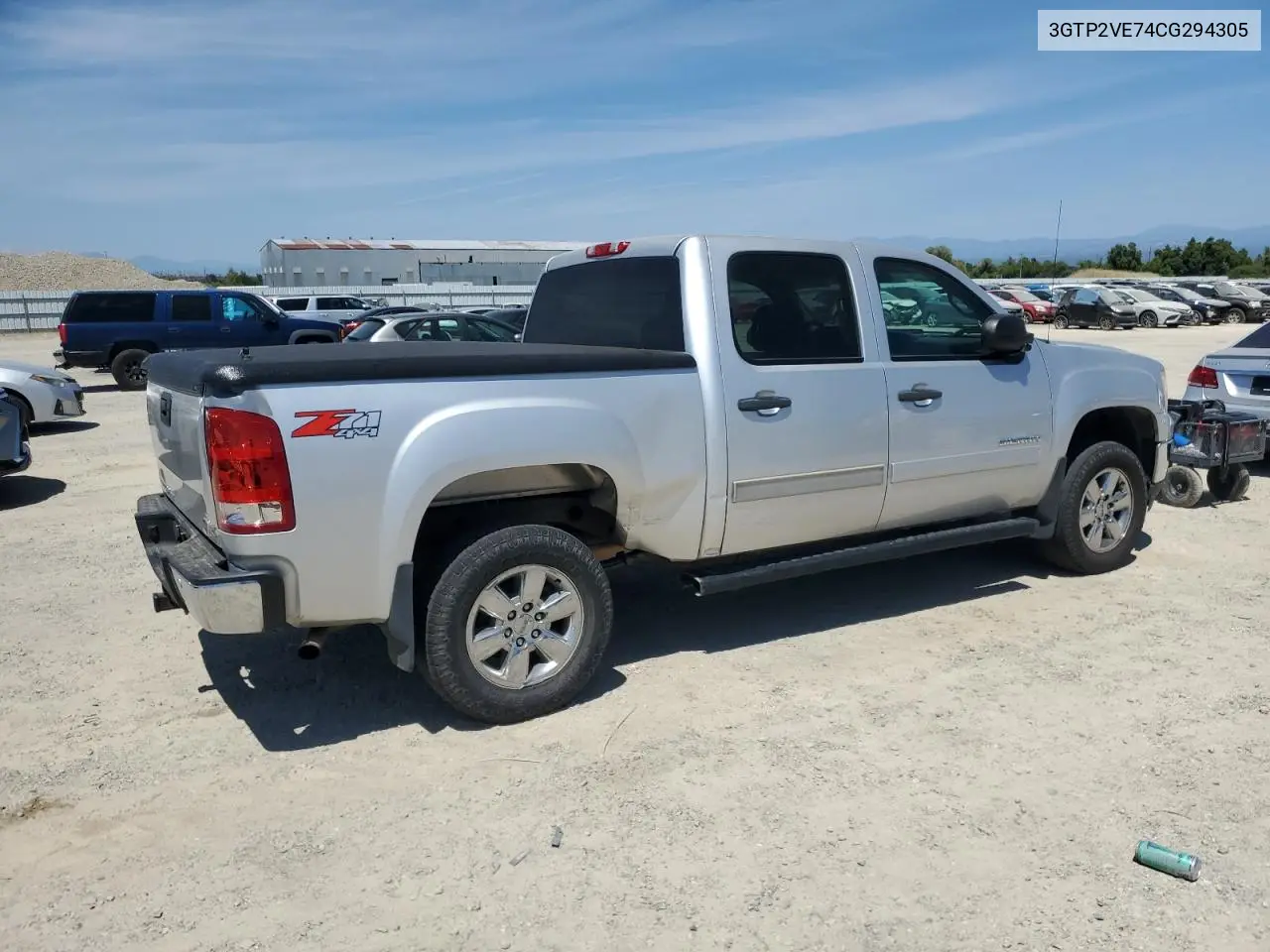 2012 GMC Sierra K1500 Sle VIN: 3GTP2VE74CG294305 Lot: 62752375