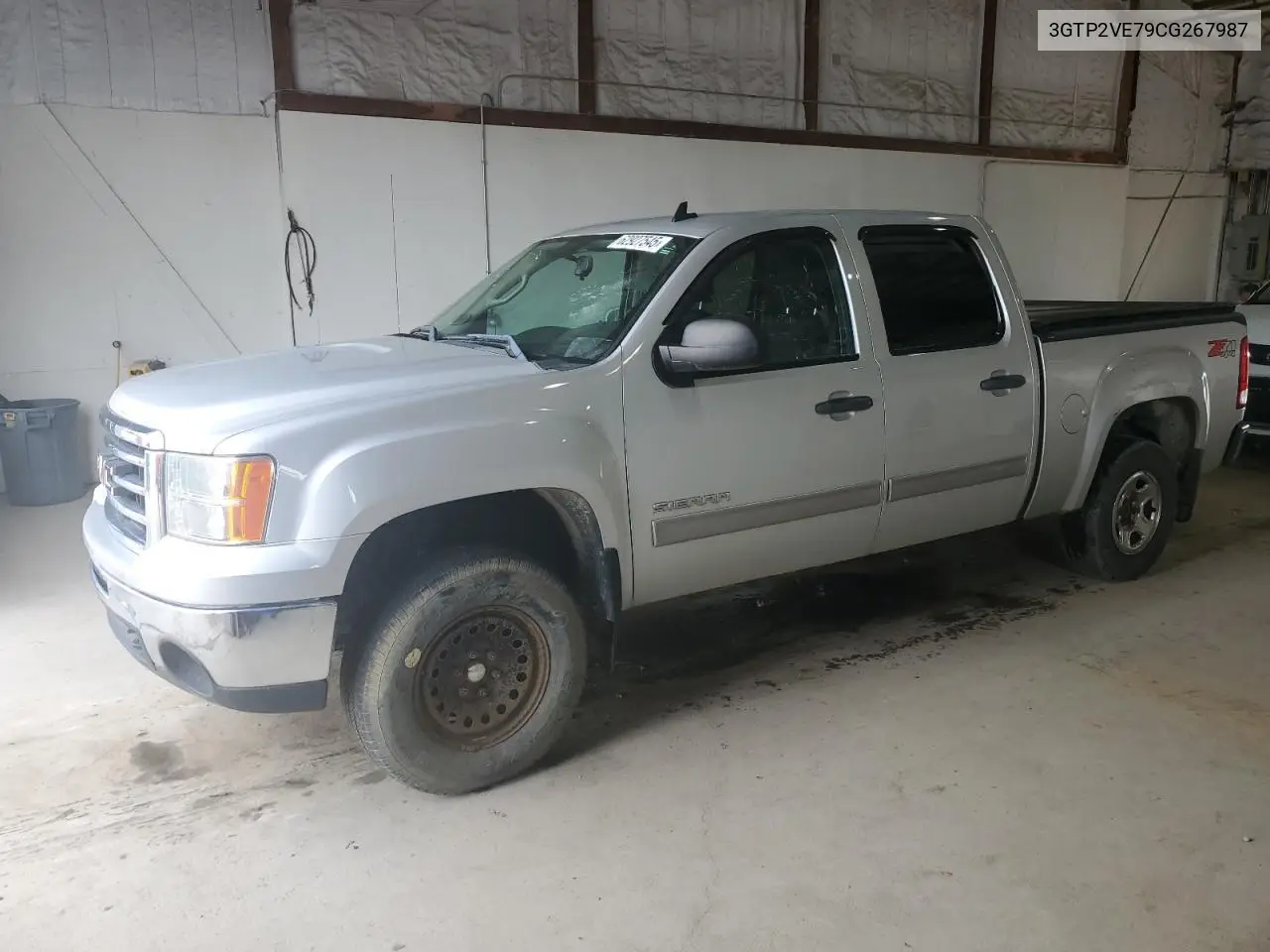 2012 GMC Sierra K1500 Sle VIN: 3GTP2VE79CG267987 Lot: 62927545
