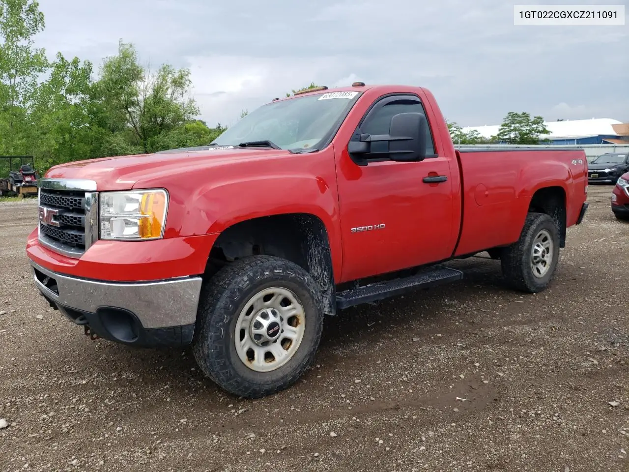 2012 GMC Sierra K3500 VIN: 1GT022CGXCZ211091 Lot: 63072085