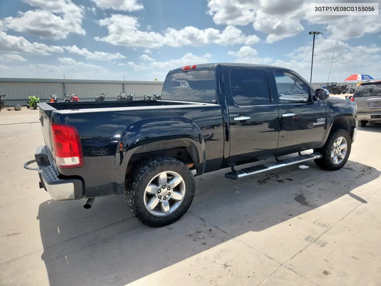 2012 GMC Sierra C1500 Sle VIN: 3GTP1VE08CG155056 Lot: 63096275