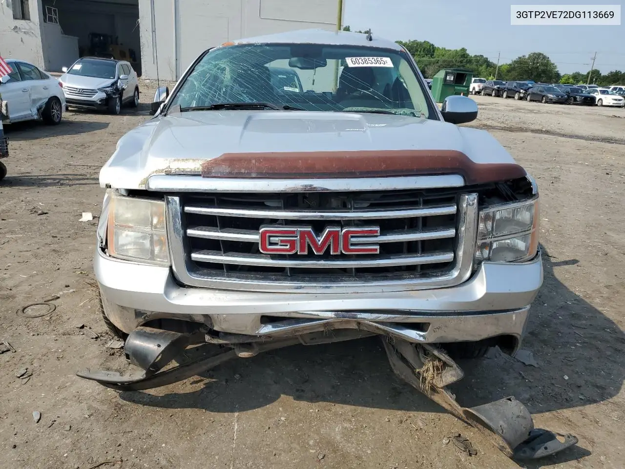 2013 GMC Sierra K1500 Sle VIN: 3GTP2VE72DG113669 Lot: 60385365