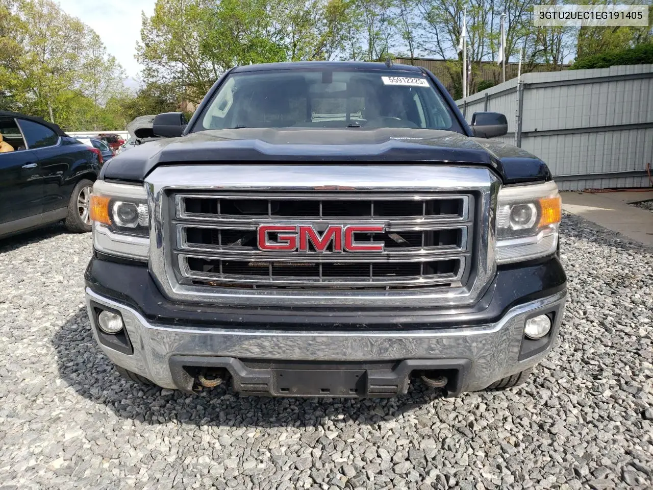 2014 GMC Sierra K1500 Sle VIN: 3GTU2UEC1EG191405 Lot: 55912225