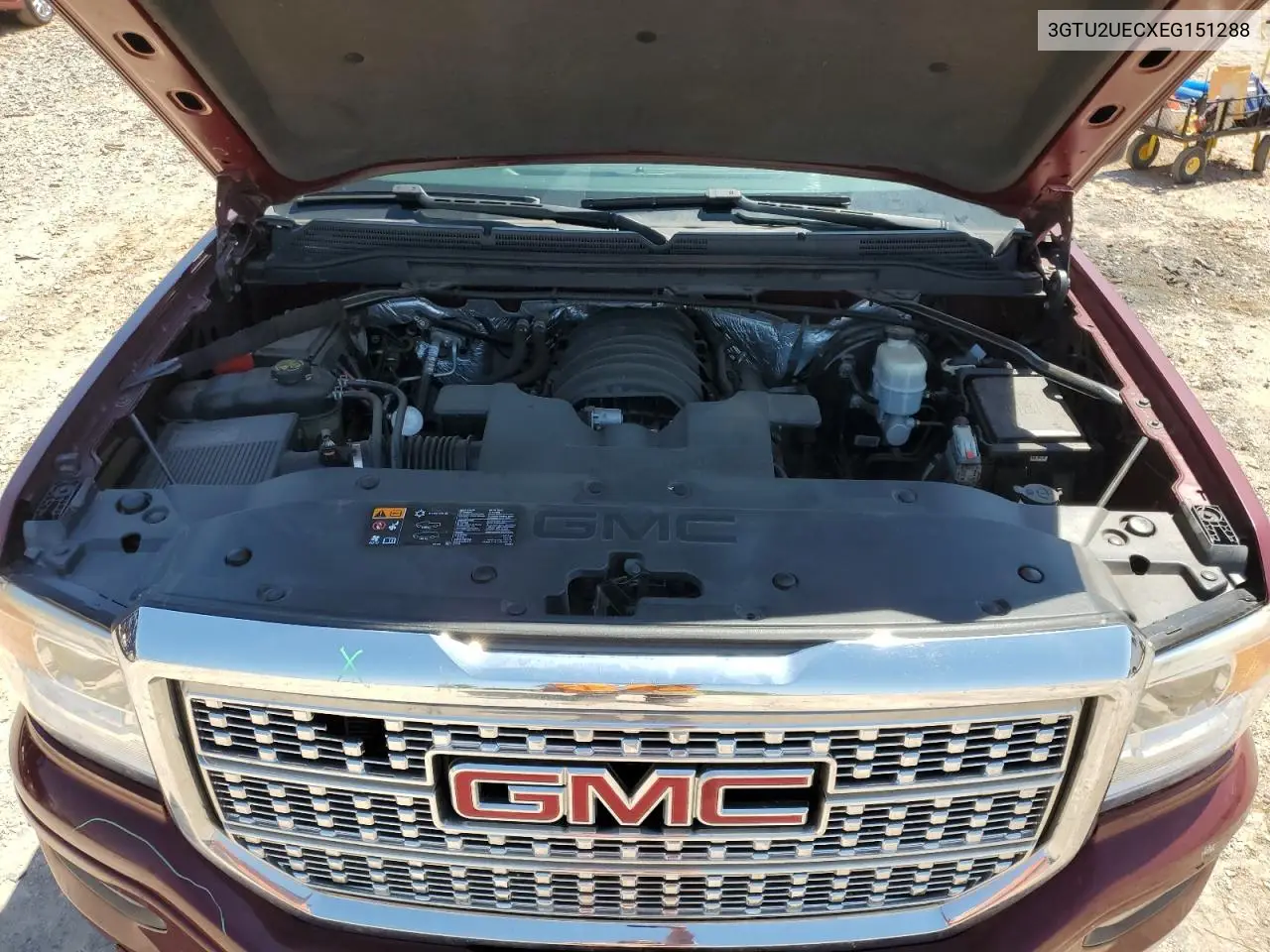 2014 GMC Sierra K1500 Sle VIN: 3GTU2UECXEG151288 Lot: 55956085