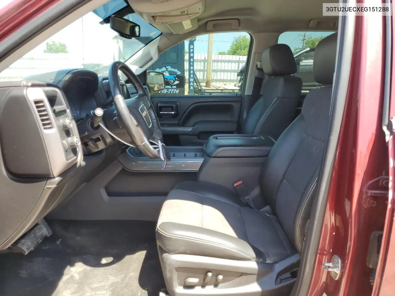 2014 GMC Sierra K1500 Sle VIN: 3GTU2UECXEG151288 Lot: 55956085