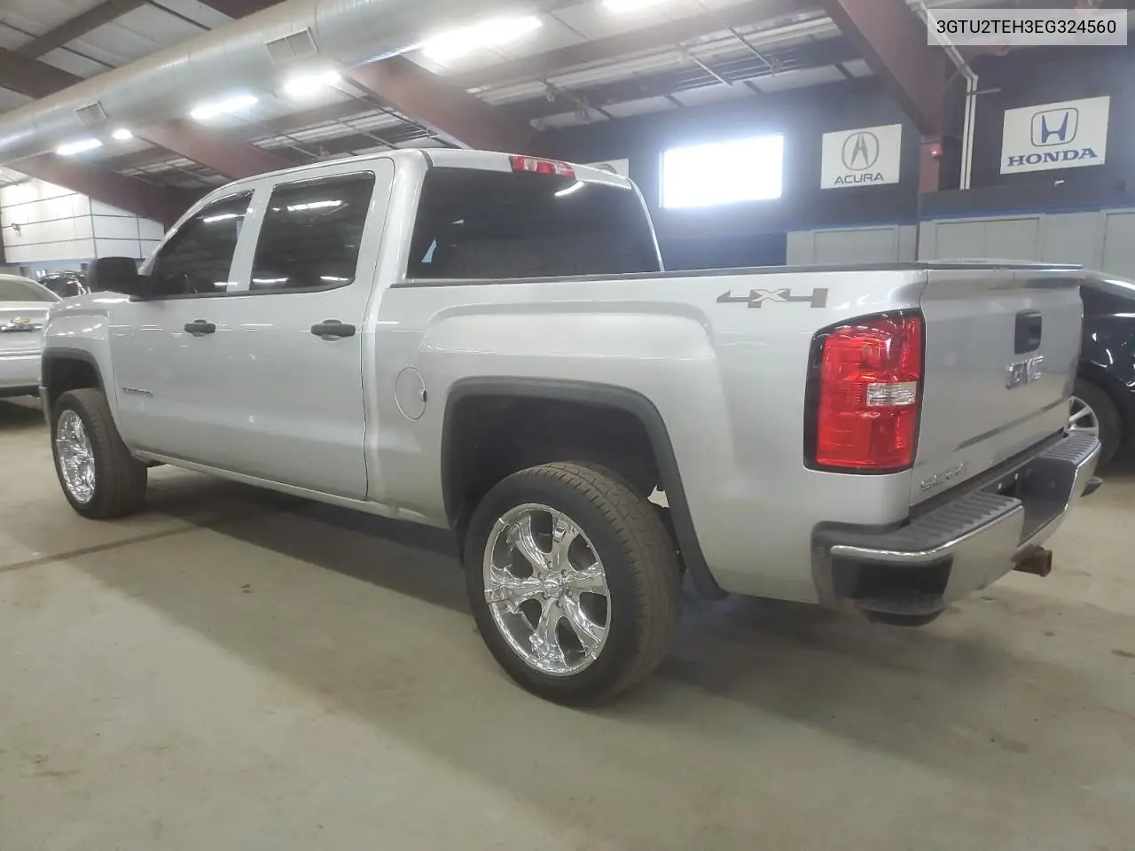 2014 GMC Sierra K1500 VIN: 3GTU2TEH3EG324560 Lot: 57150375