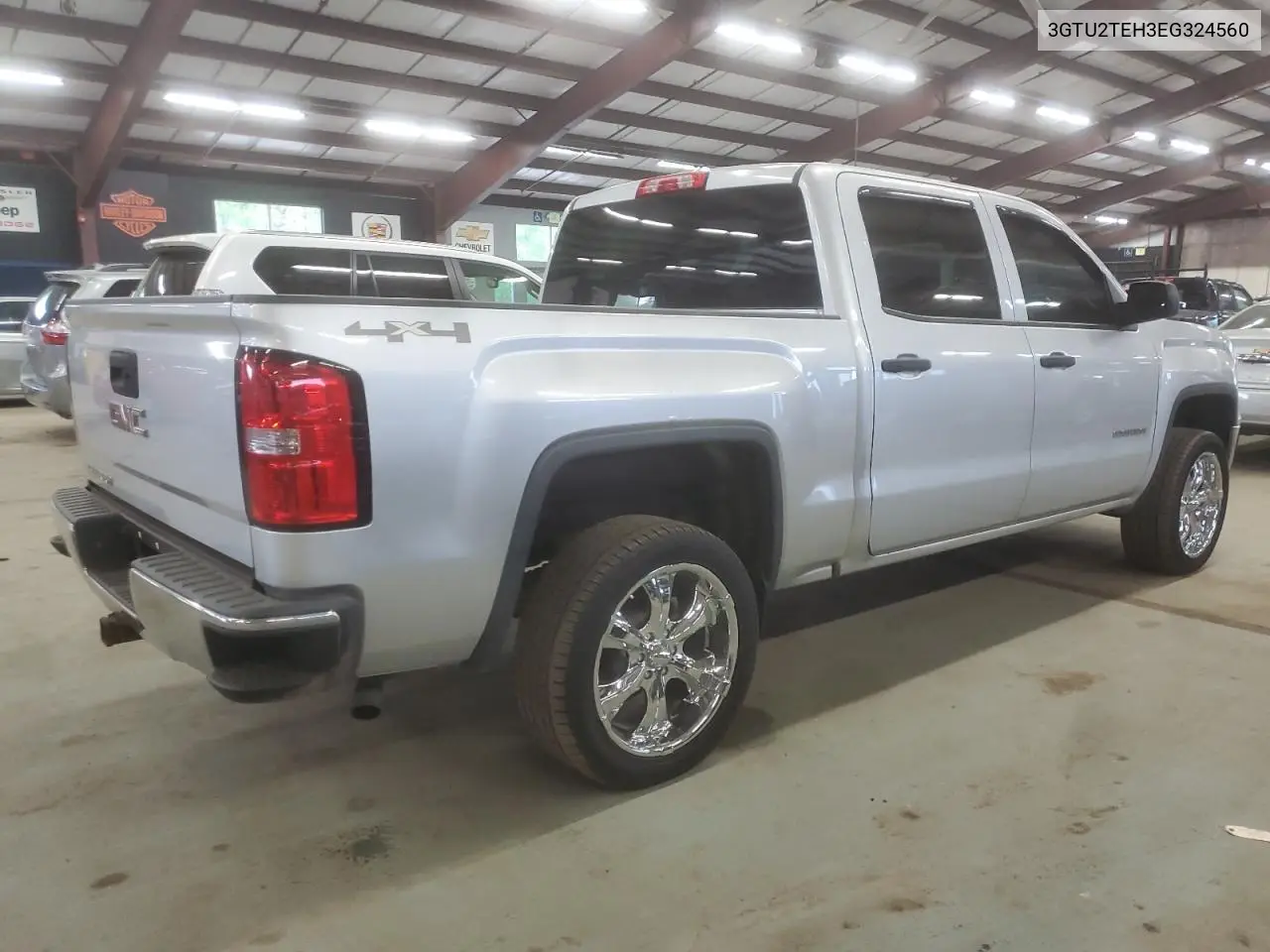 2014 GMC Sierra K1500 VIN: 3GTU2TEH3EG324560 Lot: 57150375