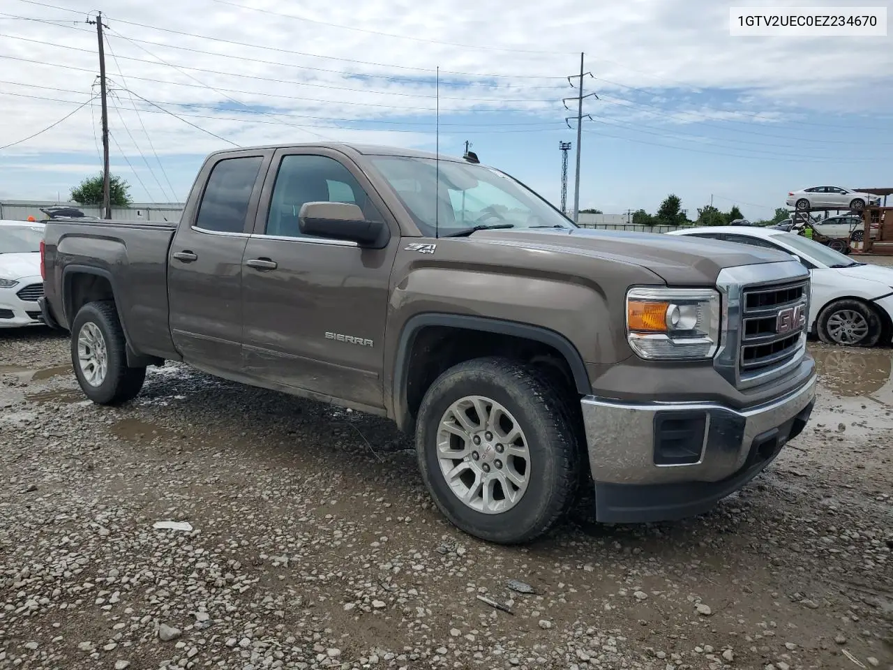 2014 GMC Sierra K1500 Sle VIN: 1GTV2UEC0EZ234670 Lot: 62813975