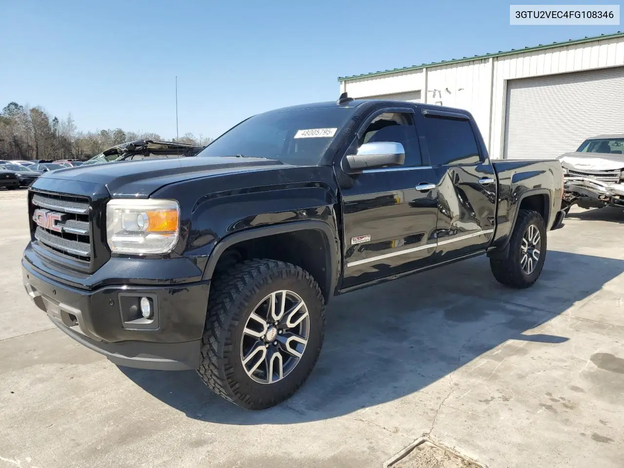 2015 GMC Sierra K1500 Slt VIN: 3GTU2VEC4FG108346 Lot: 48005795