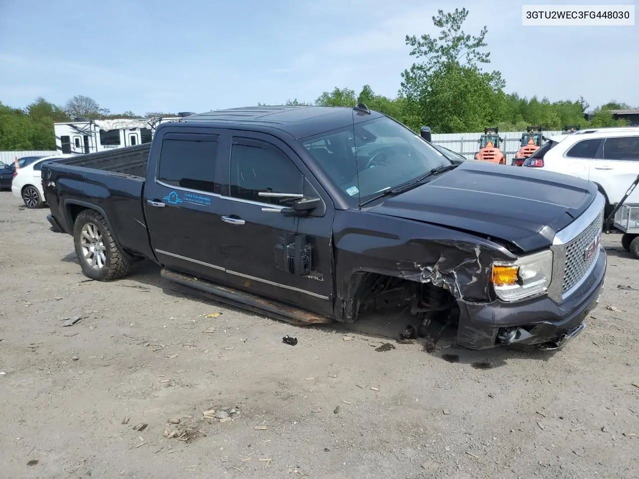 2015 GMC Sierra K1500 Denali VIN: 3GTU2WEC3FG448030 Lot: 56310555
