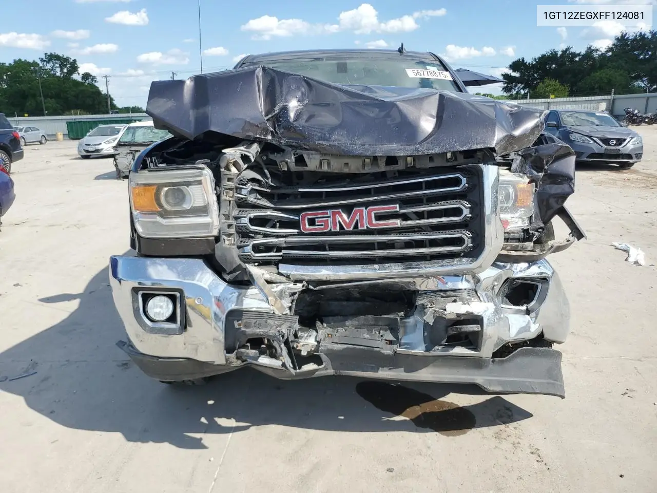 2015 GMC Sierra K2500 Slt VIN: 1GT12ZEGXFF124081 Lot: 56778875