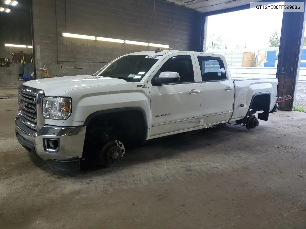2015 GMC Sierra K2500 Sle VIN: 1GT12YE80FF599886 Lot: 56900105