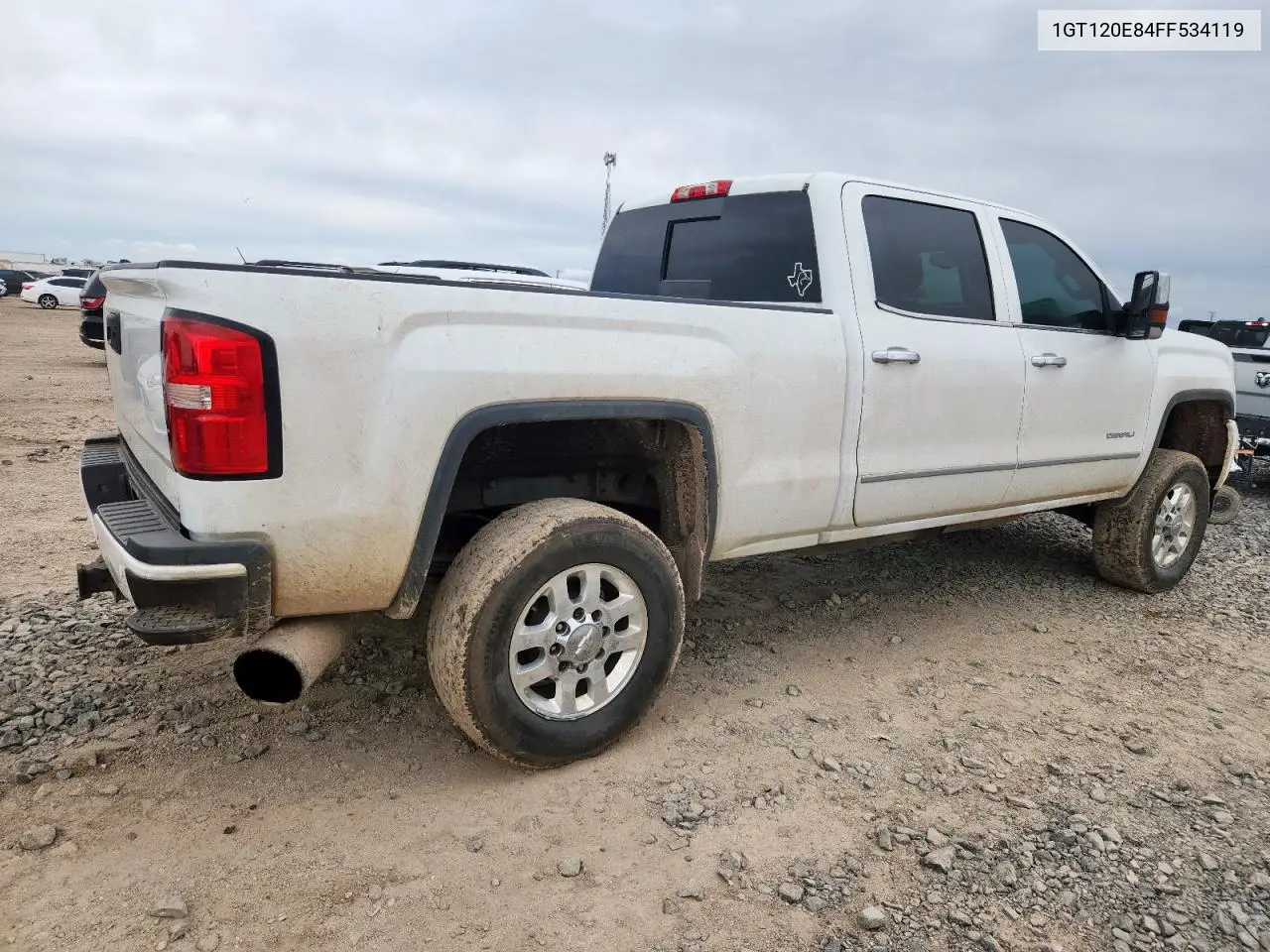 2015 GMC Sierra K2500 Denali VIN: 1GT120E84FF534119 Lot: 61069305