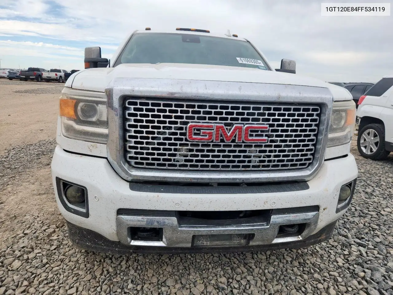 2015 GMC Sierra K2500 Denali VIN: 1GT120E84FF534119 Lot: 61069305
