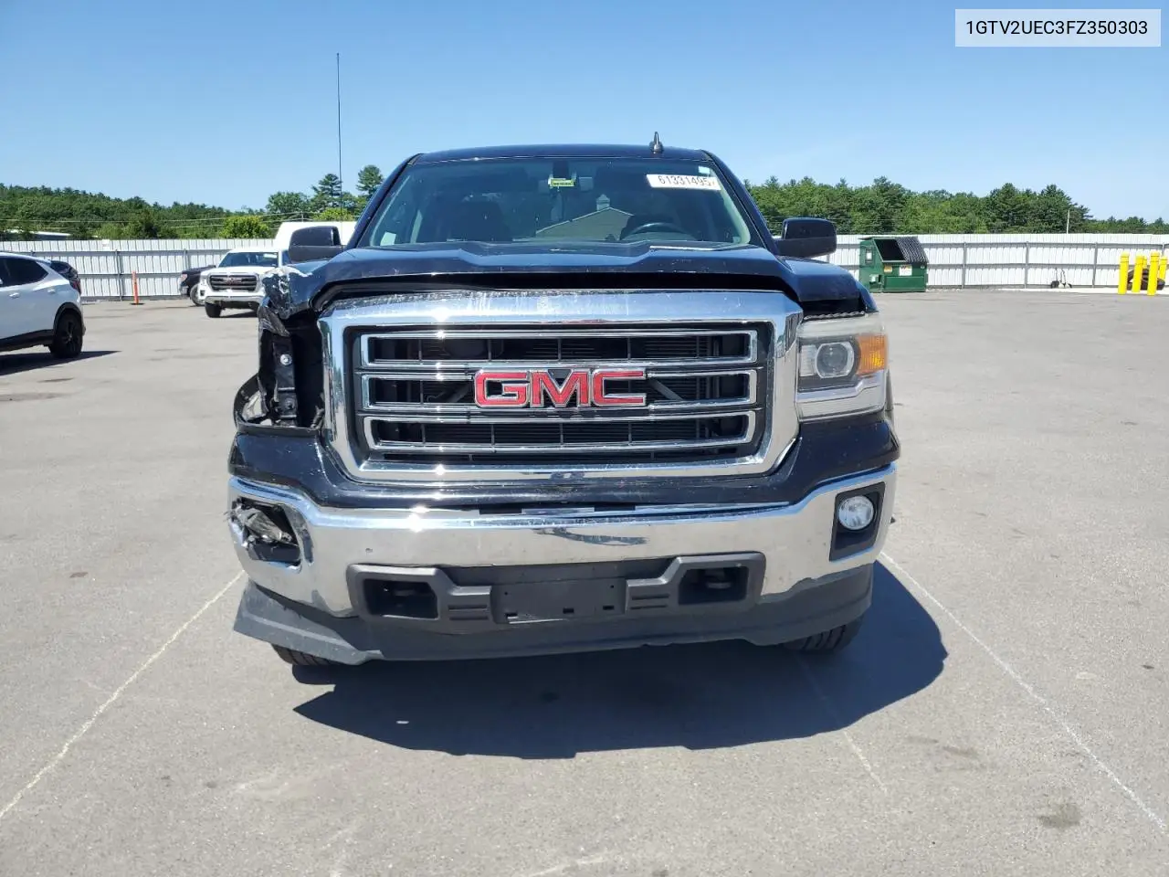 2015 GMC Sierra K1500 Sle VIN: 1GTV2UEC3FZ350303 Lot: 61331495
