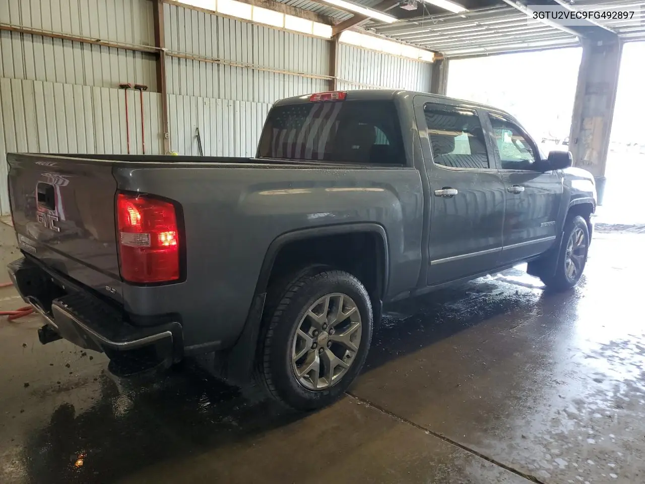 2015 GMC Sierra K1500 Slt VIN: 3GTU2VEC9FG492897 Lot: 62482175
