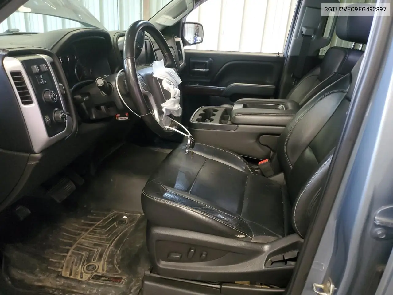 2015 GMC Sierra K1500 Slt VIN: 3GTU2VEC9FG492897 Lot: 62482175