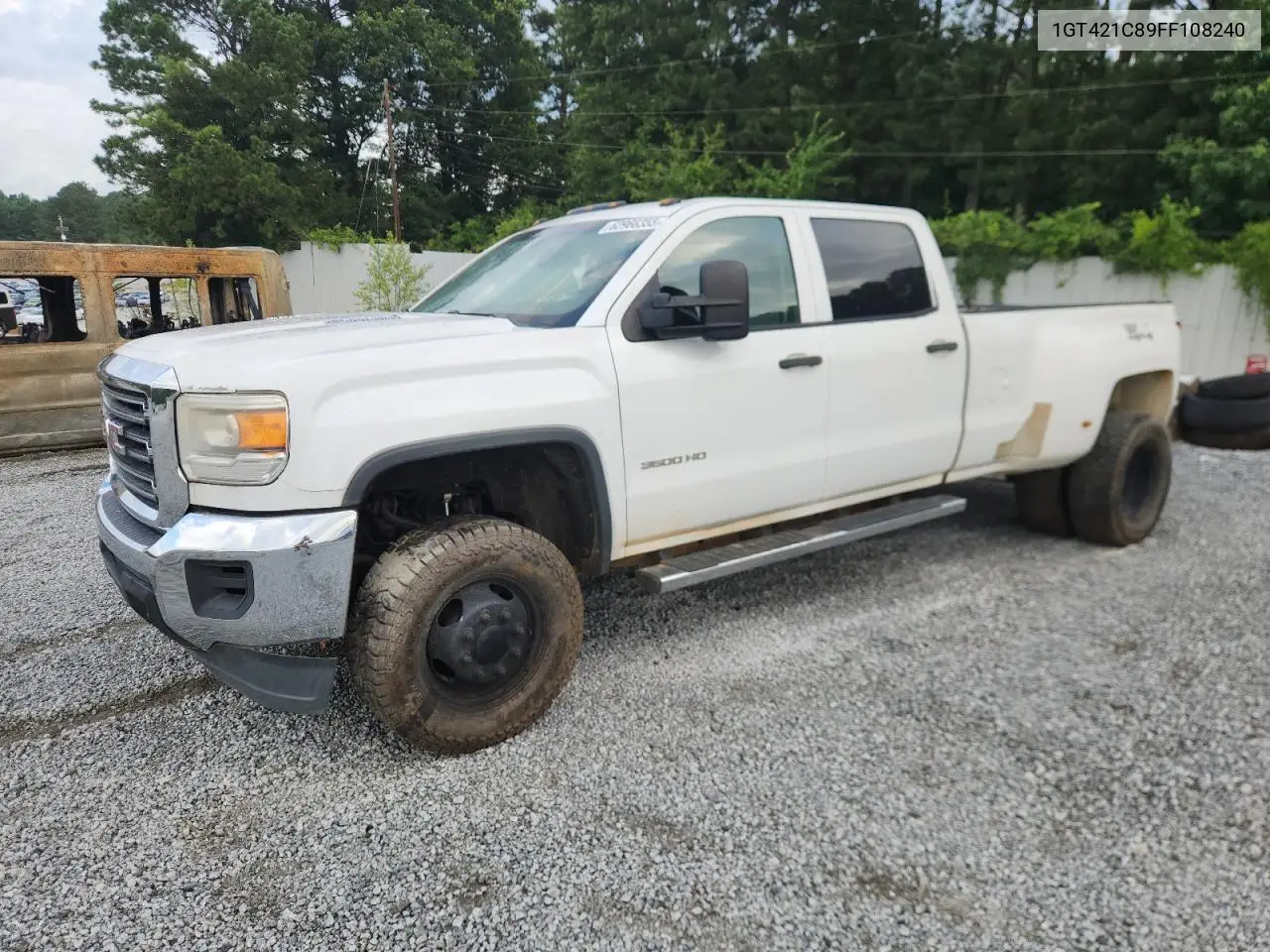 2015 GMC Sierra K3500 VIN: 1GT421C89FF108240 Lot: 62966355