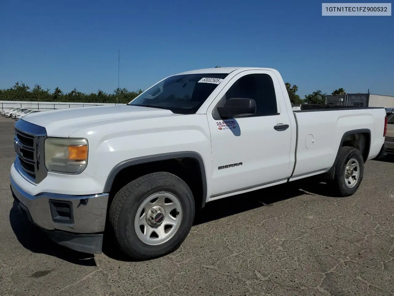 2015 GMC Sierra C1500 VIN: 1GTN1TEC1FZ900532 Lot: 63032505