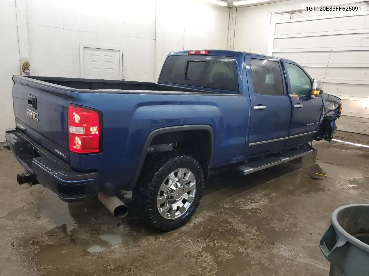 2015 GMC Sierra K2500 Denali VIN: 1GT120E83FF625091 Lot: 63055355