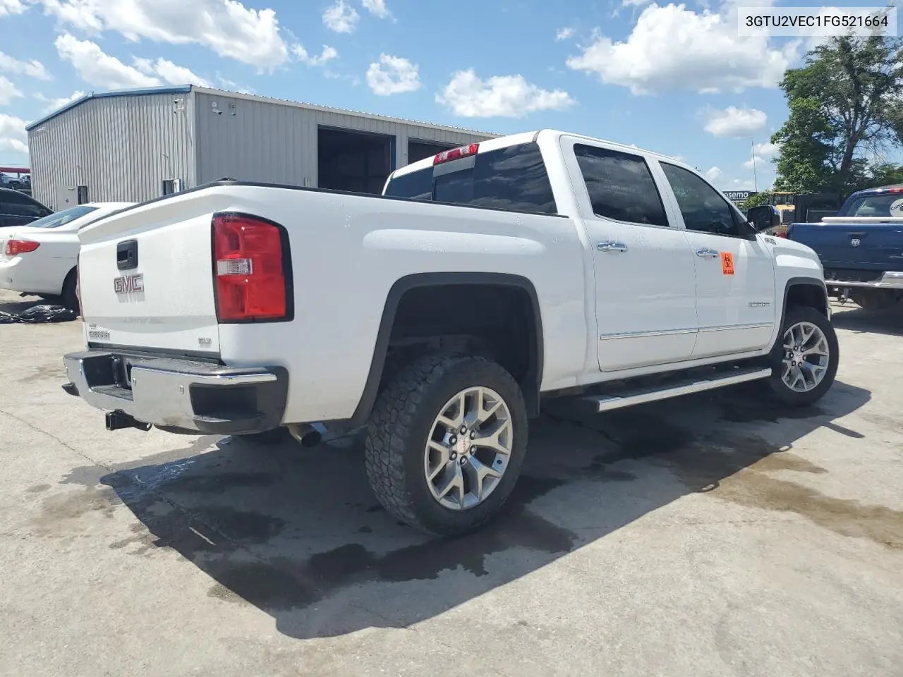 2015 GMC Sierra K1500 Slt VIN: 3GTU2VEC1FG521664 Lot: 63104925