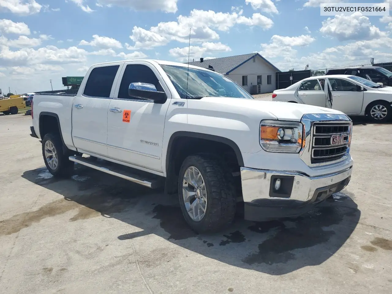 2015 GMC Sierra K1500 Slt VIN: 3GTU2VEC1FG521664 Lot: 63104925