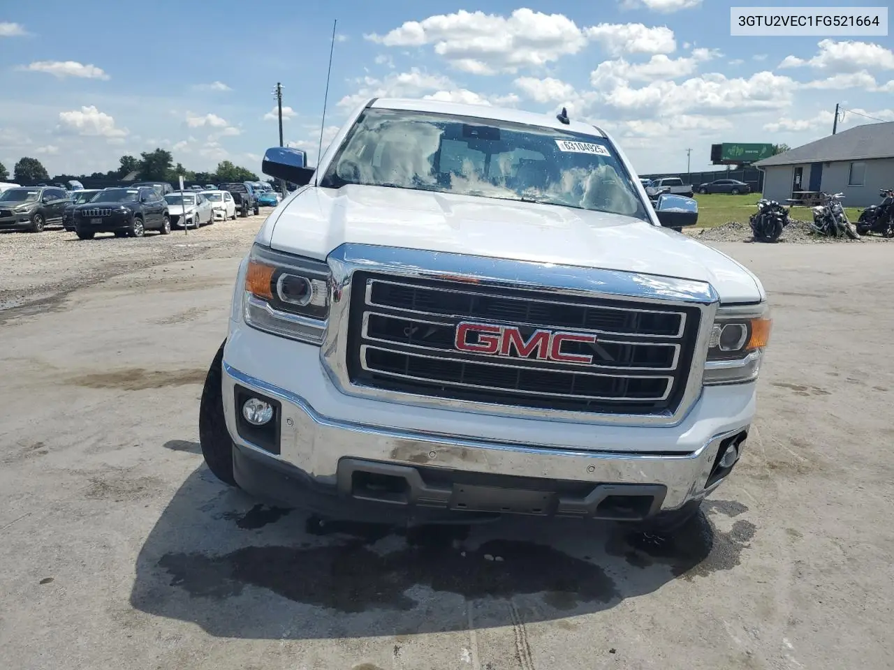 2015 GMC Sierra K1500 Slt VIN: 3GTU2VEC1FG521664 Lot: 63104925