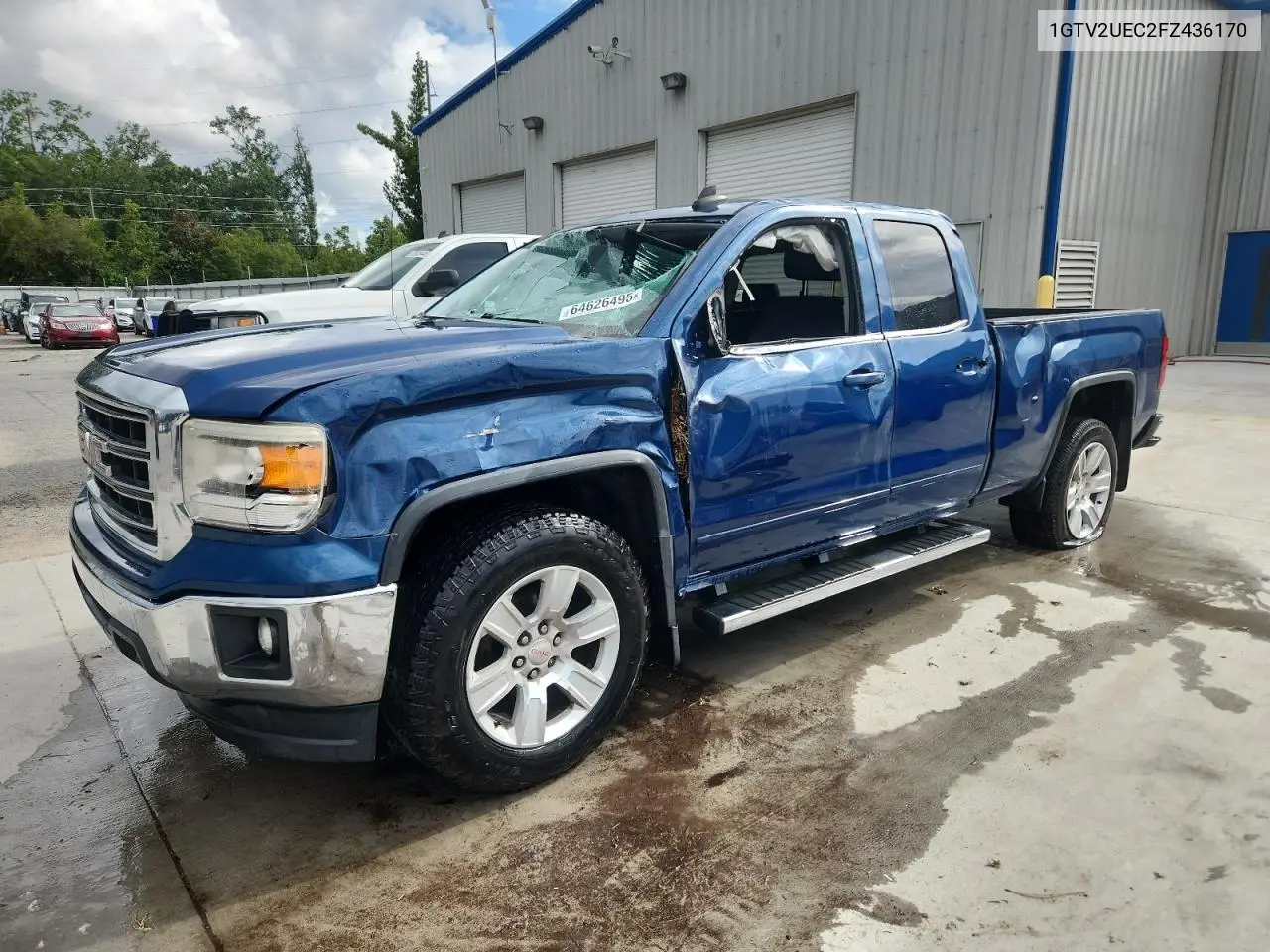 2015 GMC Sierra K1500 Sle VIN: 1GTV2UEC2FZ436170 Lot: 64626495