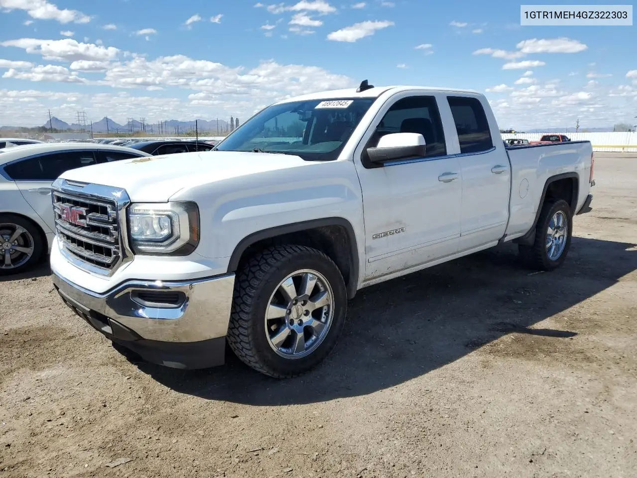 2016 GMC Sierra C1500 Sle VIN: 1GTR1MEH4GZ322303 Lot: 48912845