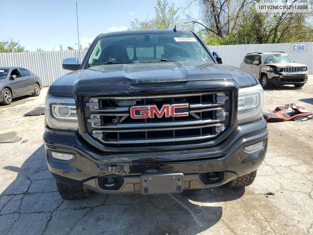 2016 GMC Sierra K1500 Slt VIN: 1GTV2NEC1GZ113008 Lot: 52085995