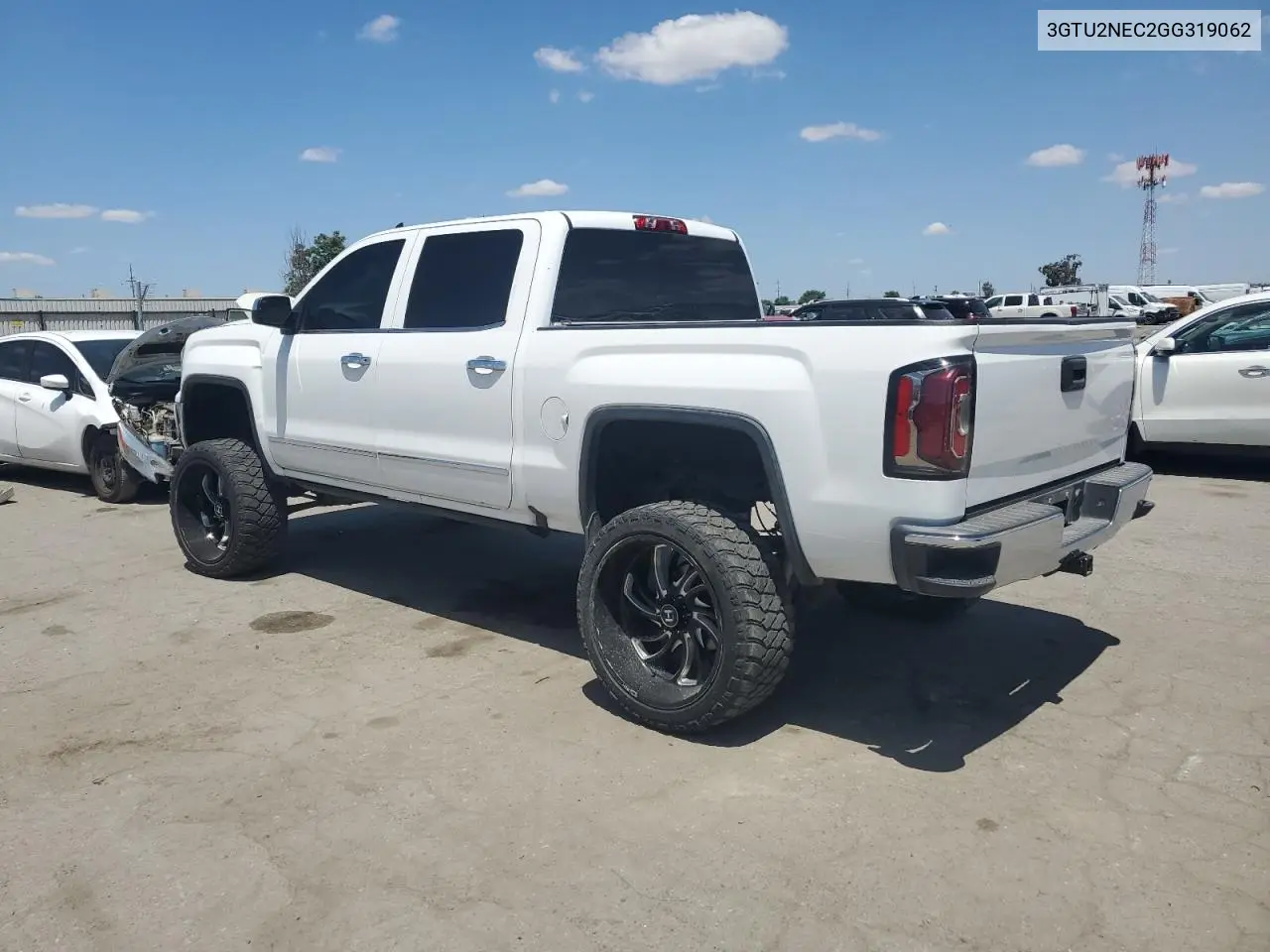 2016 GMC Sierra K1500 Slt VIN: 3GTU2NEC2GG319062 Lot: 56666675