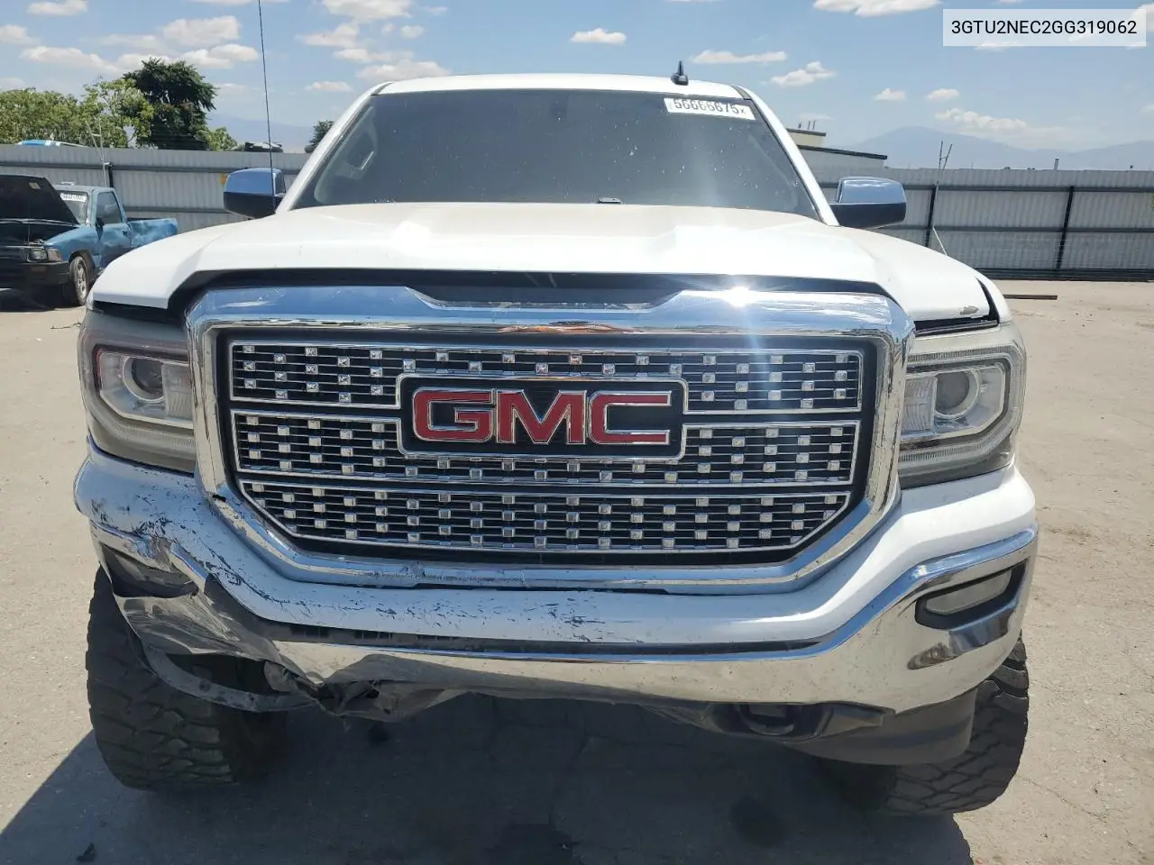 2016 GMC Sierra K1500 Slt VIN: 3GTU2NEC2GG319062 Lot: 56666675