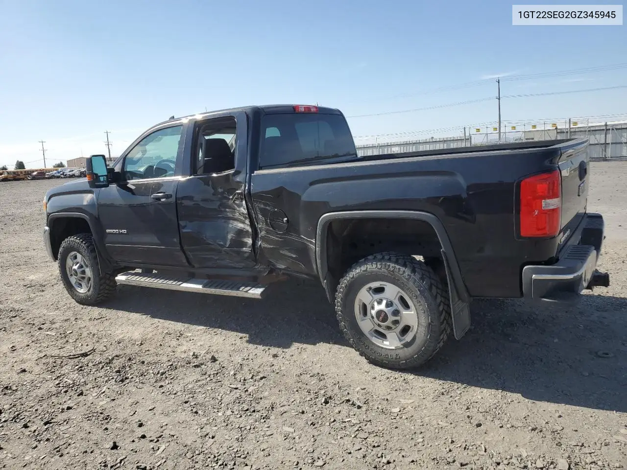 2016 GMC Sierra K2500 Sle VIN: 1GT22SEG2GZ345945 Lot: 62177705