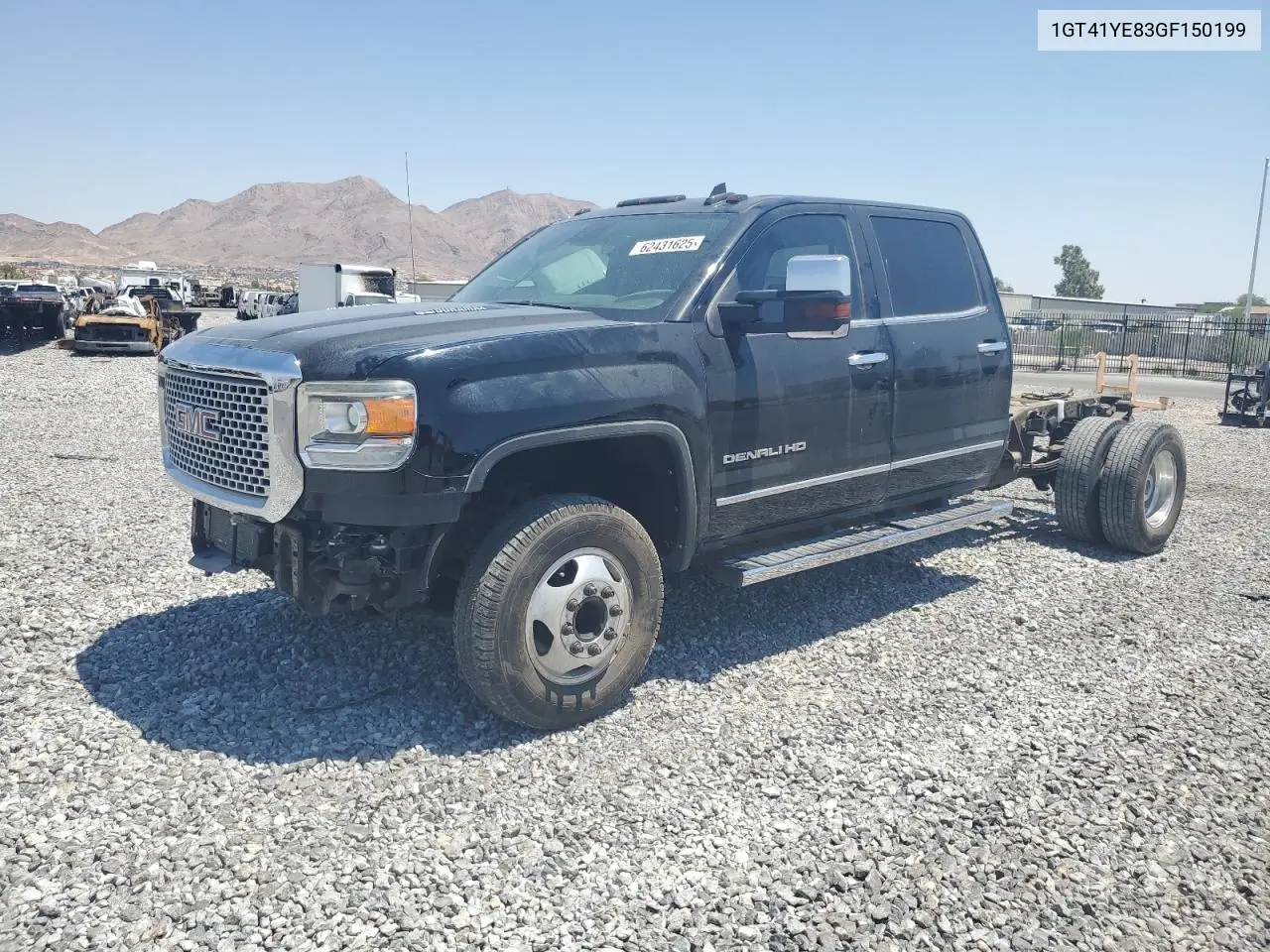 2016 GMC Sierra C3500 Denali VIN: 1GT41YE83GF150199 Lot: 62431625