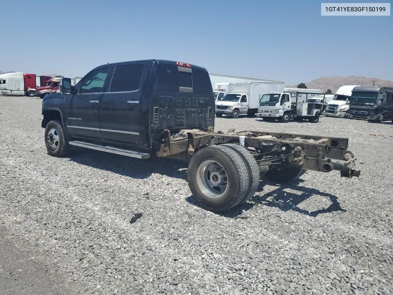 2016 GMC Sierra C3500 Denali VIN: 1GT41YE83GF150199 Lot: 62431625