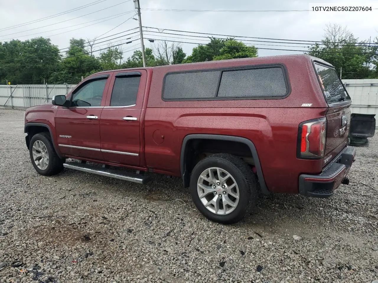 2016 GMC Sierra K1500 Slt VIN: 1GTV2NEC5GZ207604 Lot: 62514355