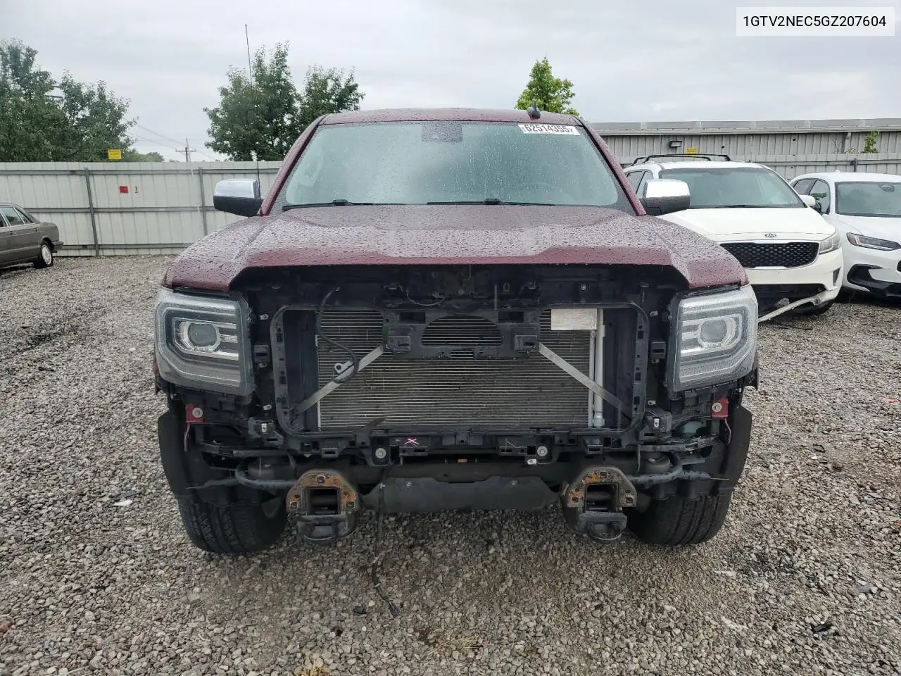 2016 GMC Sierra K1500 Slt VIN: 1GTV2NEC5GZ207604 Lot: 62514355