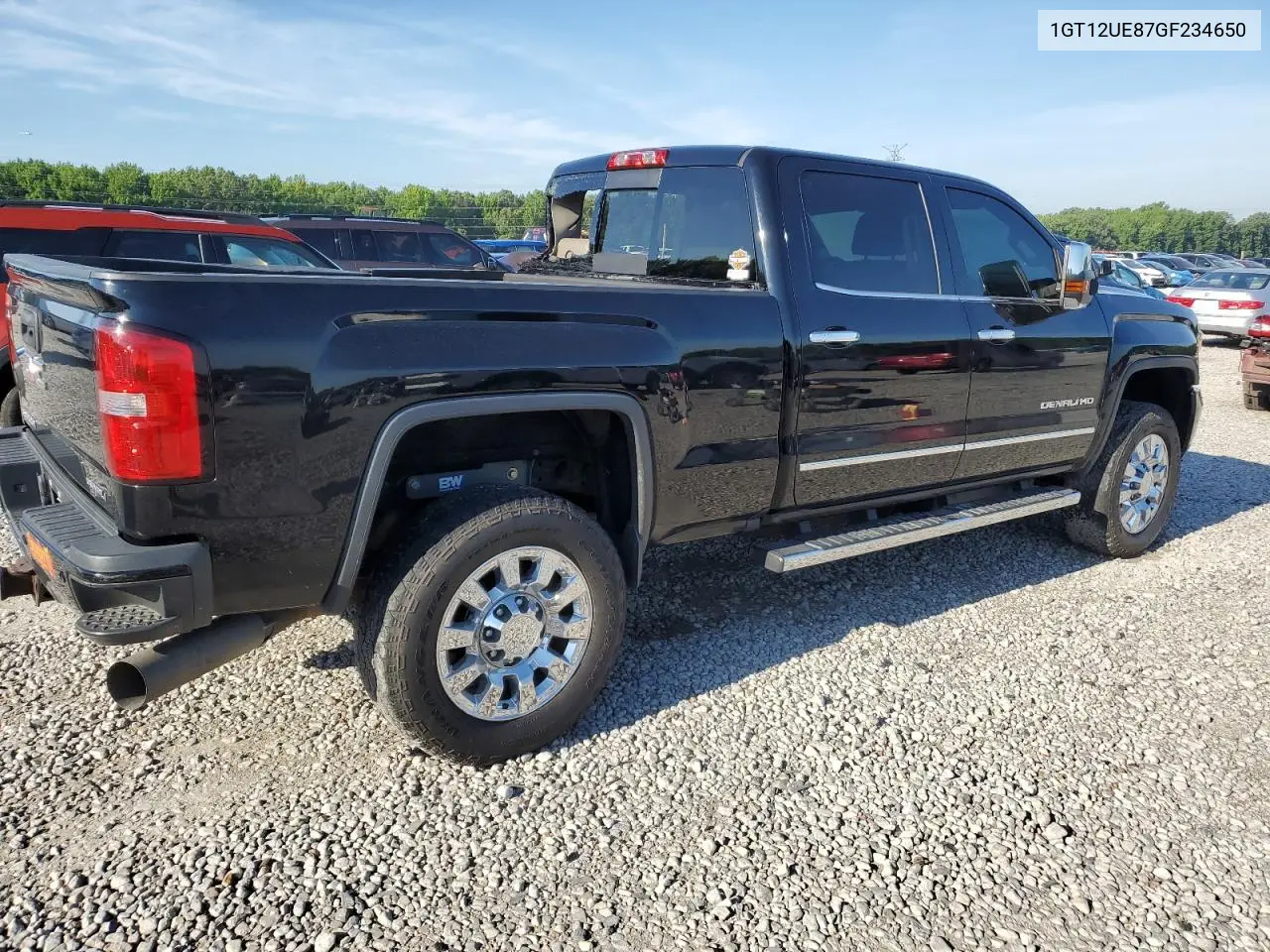 2016 GMC Sierra K2500 Denali VIN: 1GT12UE87GF234650 Lot: 62895495
