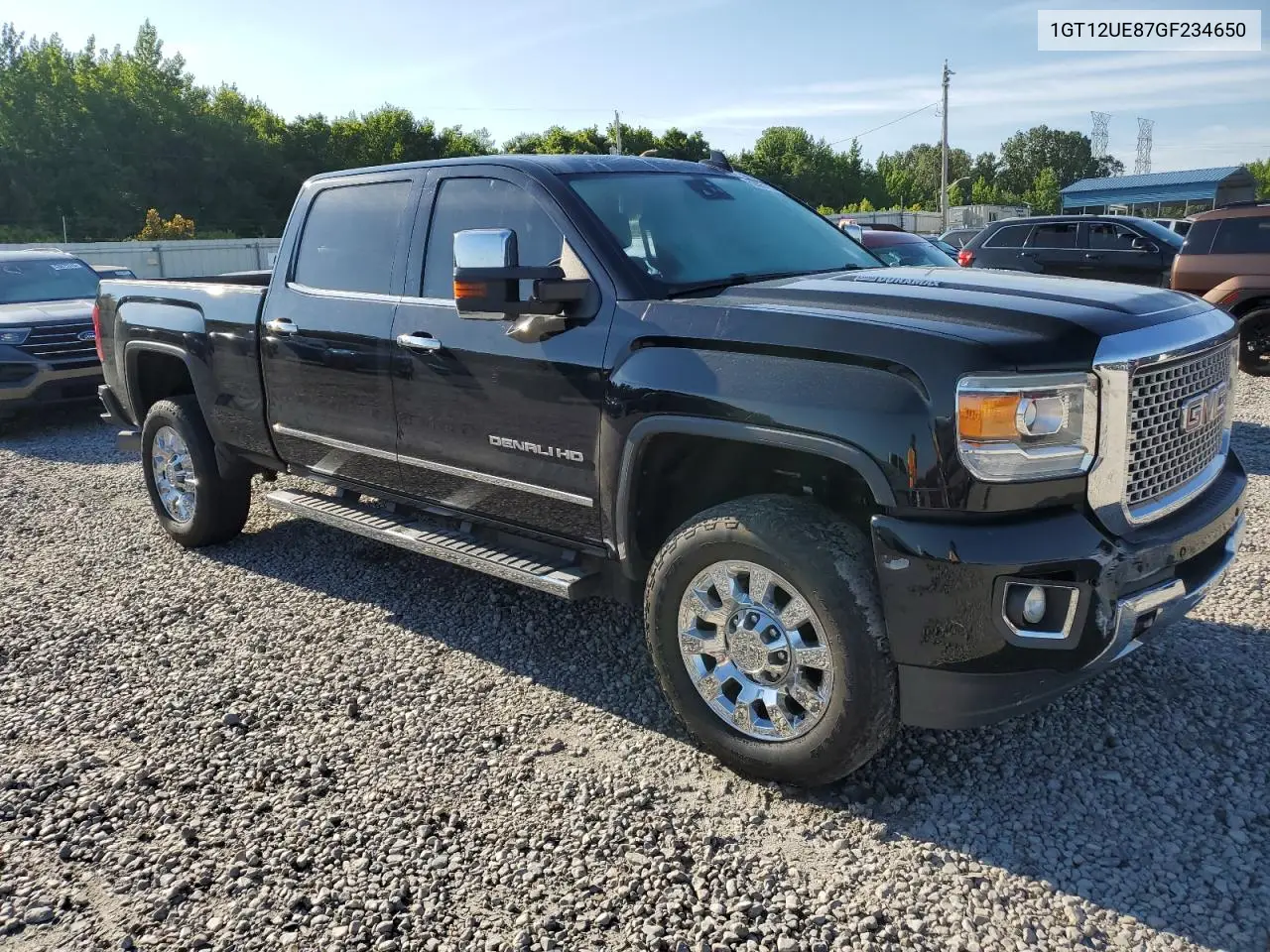 2016 GMC Sierra K2500 Denali VIN: 1GT12UE87GF234650 Lot: 62895495