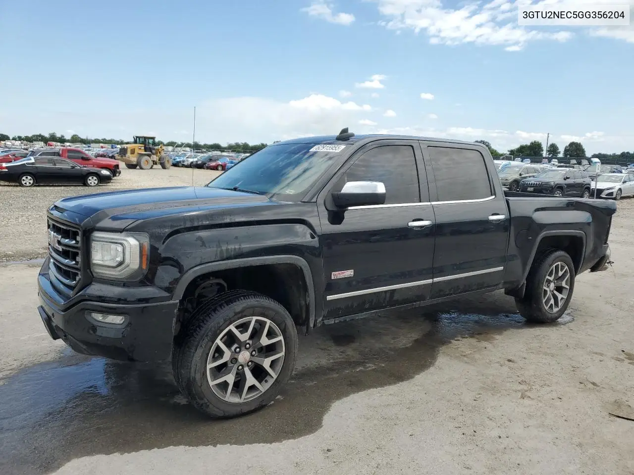2016 GMC Sierra K1500 Slt VIN: 3GTU2NEC5GG356204 Lot: 62915955