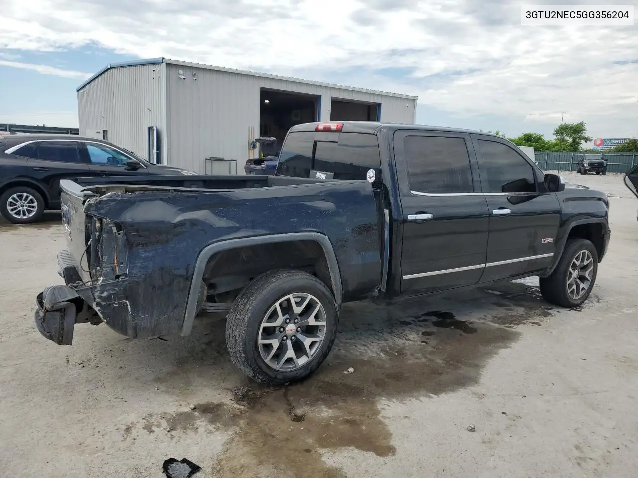 2016 GMC Sierra K1500 Slt VIN: 3GTU2NEC5GG356204 Lot: 62915955