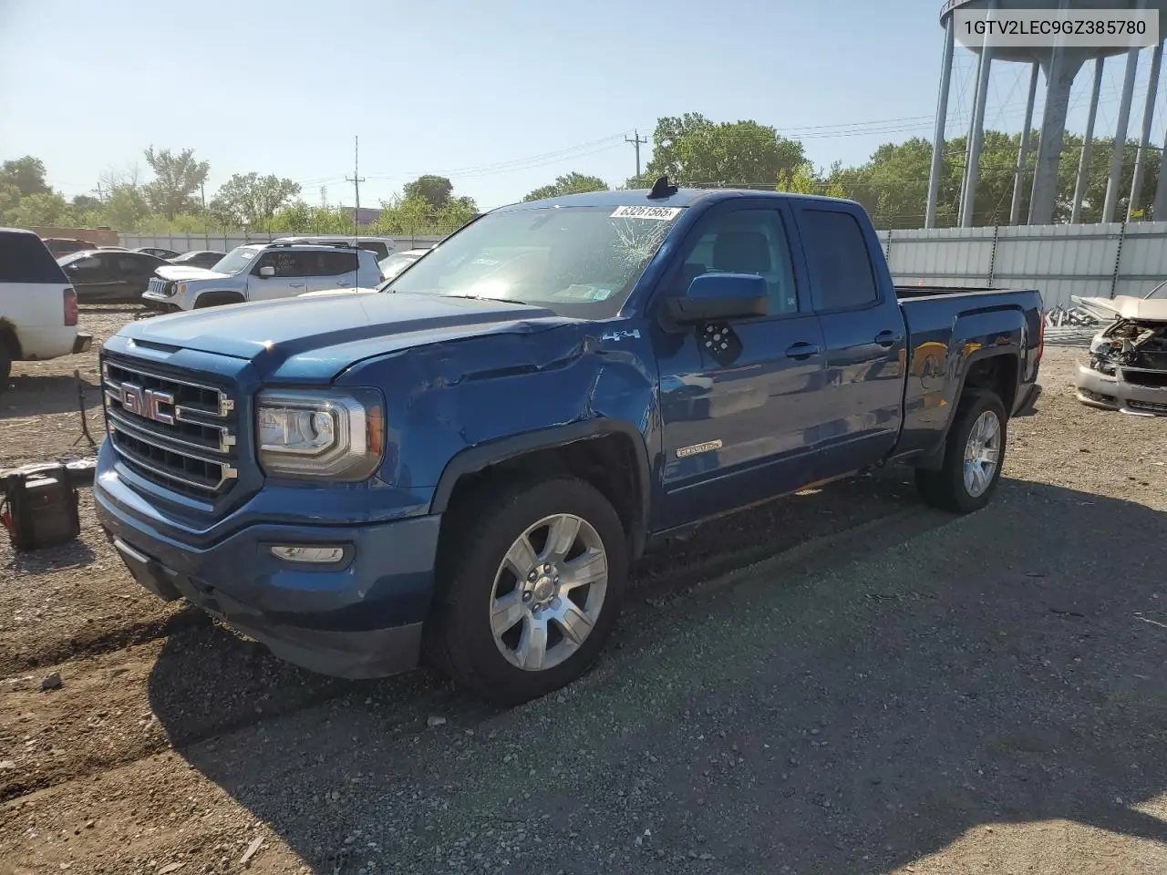 2016 GMC Sierra K1500 VIN: 1GTV2LEC9GZ385780 Lot: 63261565