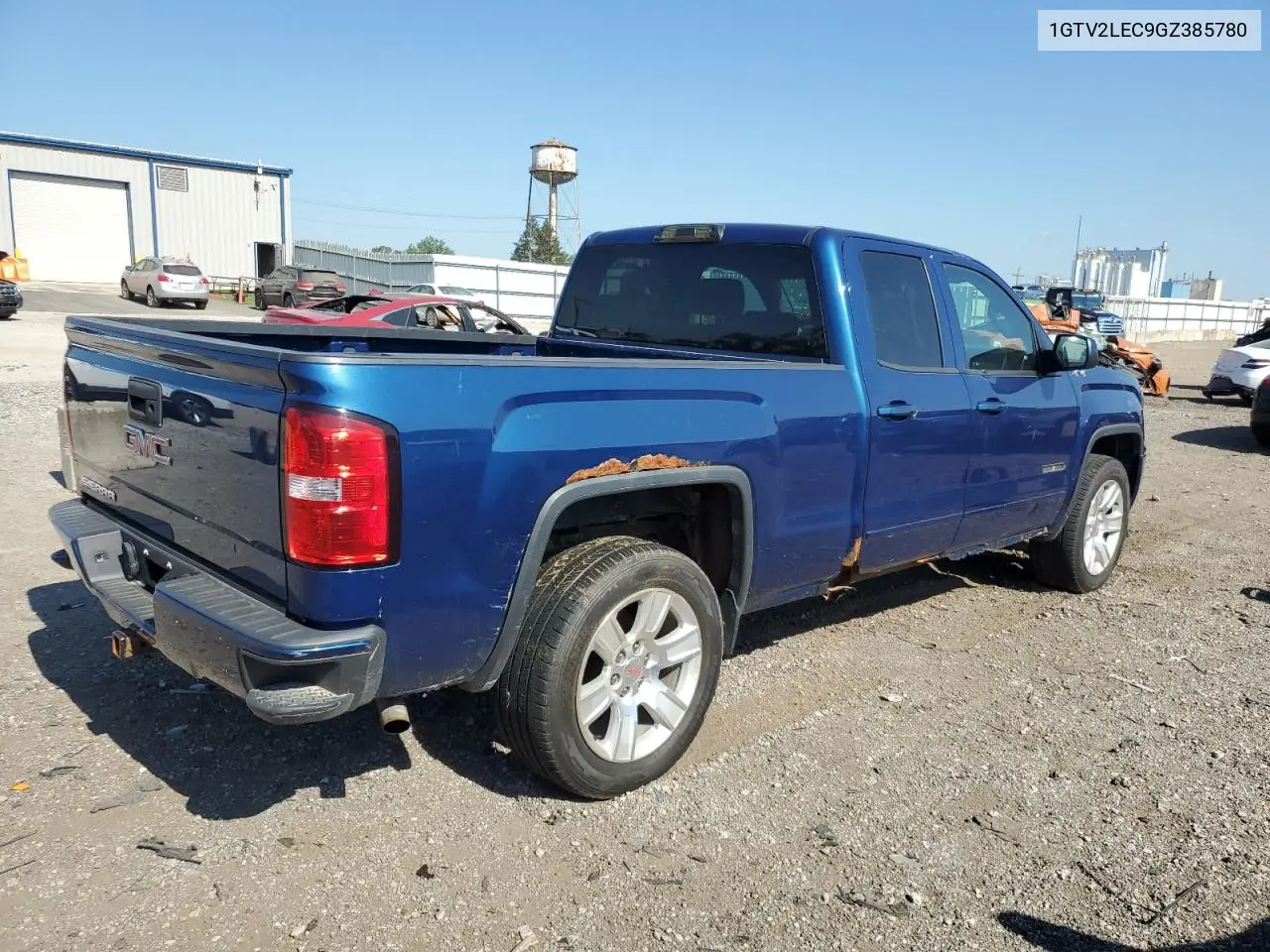 2016 GMC Sierra K1500 VIN: 1GTV2LEC9GZ385780 Lot: 63261565