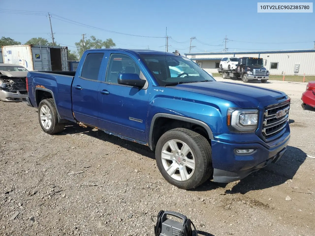 2016 GMC Sierra K1500 VIN: 1GTV2LEC9GZ385780 Lot: 63261565