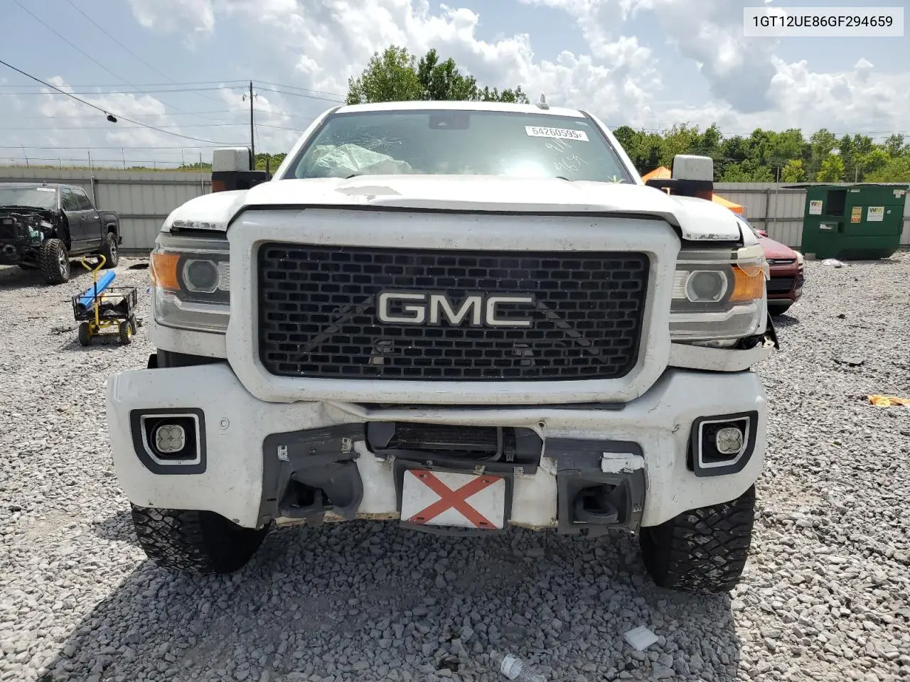2016 GMC Sierra K2500 Denali VIN: 1GT12UE86GF294659 Lot: 64260595